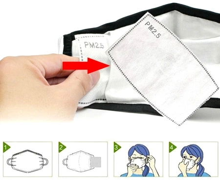 Mască din bumbac de palmier pentru adulți