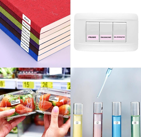 NIIMBOT Etichete Termice 14x50mm cu fructe 130 buc