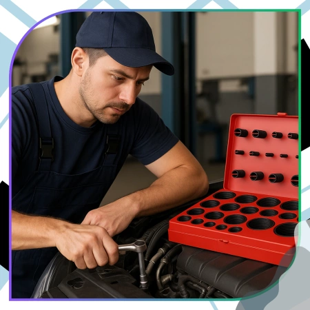 Garnituri Set de 419 inele de etanșare din silicon