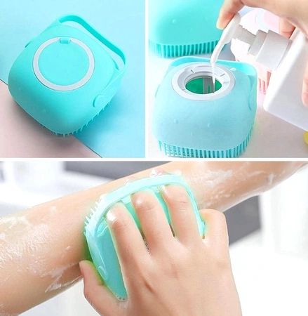 Gel de gel din silicon cu dozator albastru