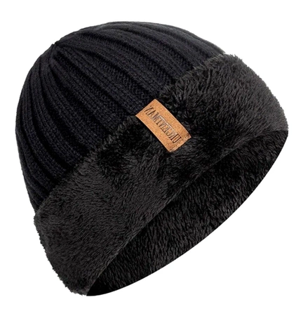 Căciulă de iarnă caldă unisex cu blană