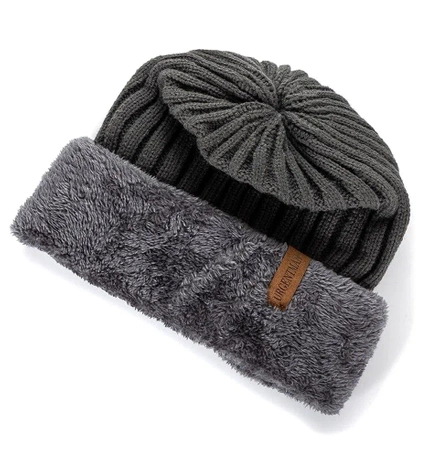 Căciulă unisex izolată de iarnă cu blană