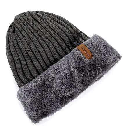 Căciulă unisex izolată de iarnă cu blană
