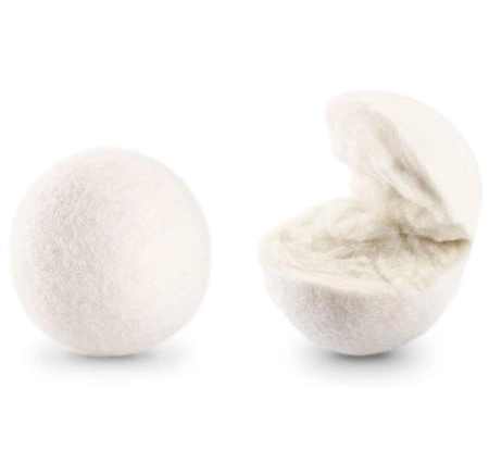 Un set de 6 bile ecologice pentru uscarea hainelor din lana