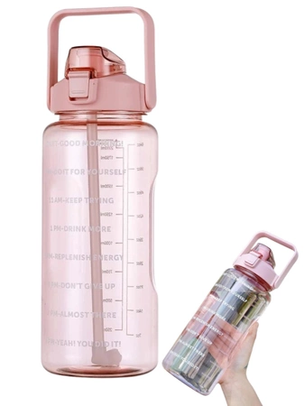 Sticlă 2000ml PC sport sticla BPA GRATUIT pentru apă bea transparent