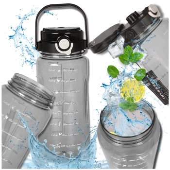 Sticla sport TRESSARI pentru alergat 1500ml PC BPA FREE pentru apa