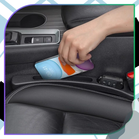 Insert pentru fanta dintre scaunele mașinii, organizator pentru accesorii, 2 buc.
