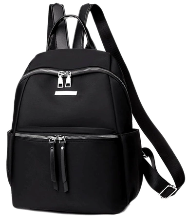 Rucsac de dama neagra, rucsac urban, elegant, incapator