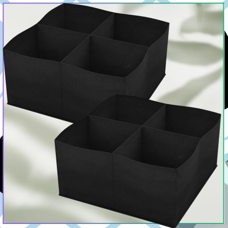 Set saci mare de 2 saci ghiveci pentru plantare legume 60x60x30 cm