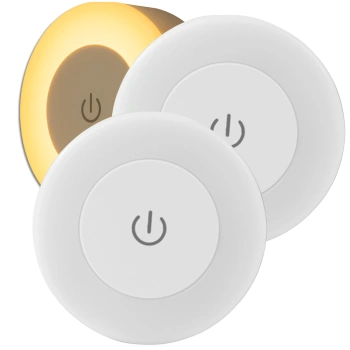 Set de 2 lămpi LED, lampă de perete tactilă, USB wireless