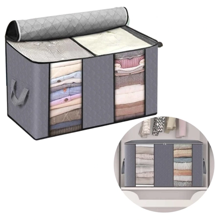 Organizator solid, geantă mare de garderobă pentru pături, lenjerie de pat, haine