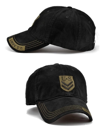 Şapcă de baseball militară neagră