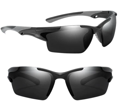 Ochelari de ciclism sport pentru femei și bărbați de culoare neagră
