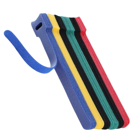 Clemă de cablu cu velcro pentru fixarea firelor, set de 100 bucăți, colorată, 12x150mm