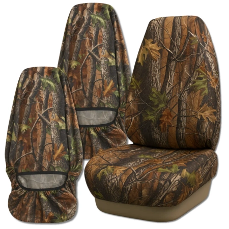 Huse universale pentru scaune auto din față, impermeabile, de camuflaj