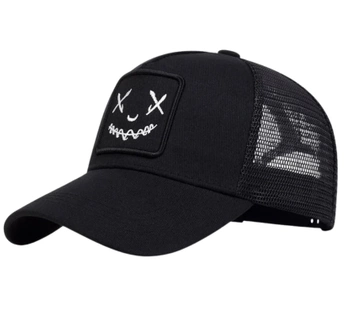 Șapcă de baseball neagră cu broderie universală