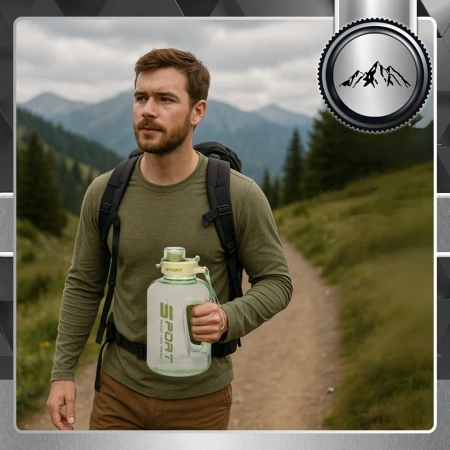 Sticla sport pentru alergat TRESSARI sticla 1700ml BPA FREE pentru apa PC