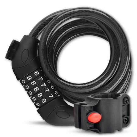 Lacăt pentru bicicletă cu cod PADLOCK protecție cablu