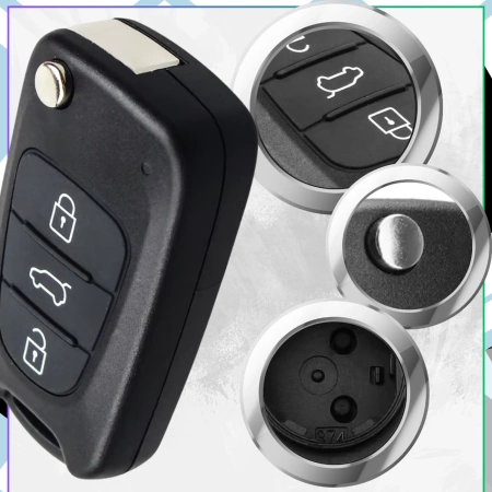 Capac cheie telecomanda Hyundai i10 i20 i30 ix35 Kia 3 butoane
