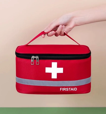 Trusa de prim ajutor, 3 buc, set medical, organizator medicamente de calatorie