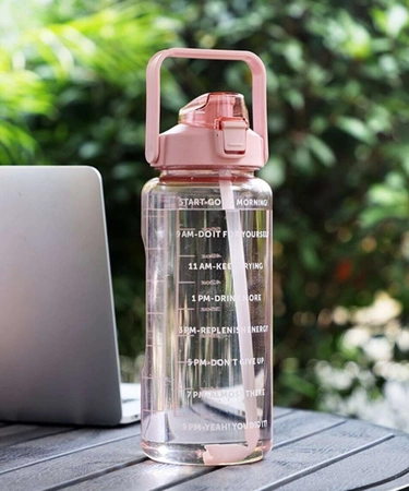 Sticlă 2000ml PC sport sticla BPA GRATUIT pentru apă bea transparent