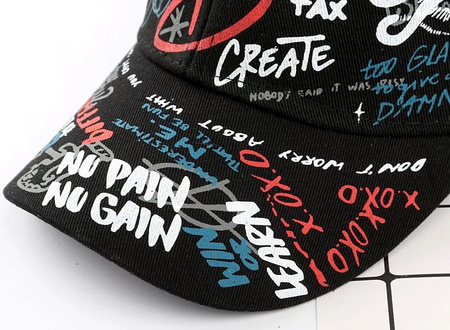 Şapcă de baseball unisex graffiti slang
