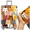 Husă de protecție elastică pentru valiză, bagaj de călătorie cu pisici