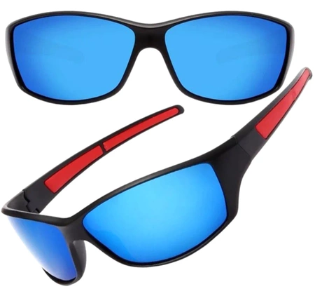 Ochelari sport polarizați pentru condus, camere SLR albastre universale