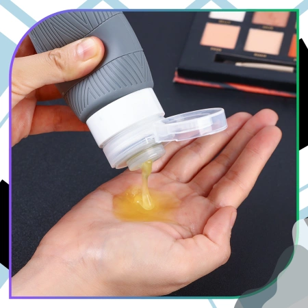 Set de 4 sticle de voiaj reutilizabile de 100 ml