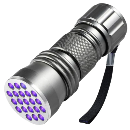 Mini detector de lanternă UV Detector de aluminiu ultraviolete