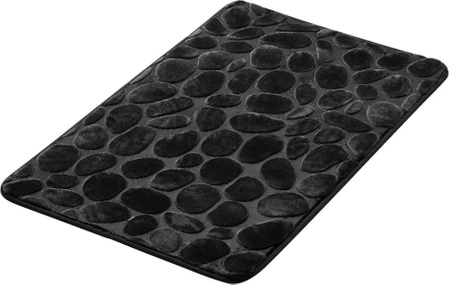 Covoraș absorbant anti-alunecare pentru baie, negru, moale