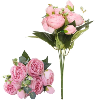 Buchet Peony 1pc flori roz flori artificiale decorative