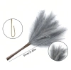 Iarbă artificială de pampas gri set decorativ de 7pcs