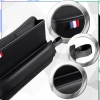 Organizer auto pentru fanta dintre scaune, din piele ecologică, compact.