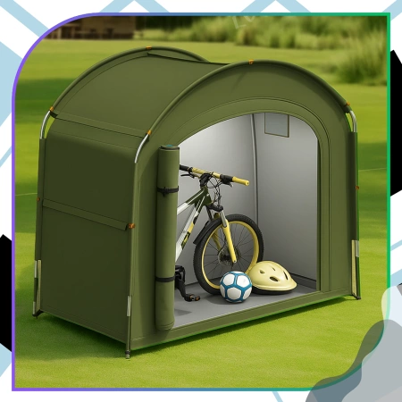 Husă de protecție impermeabilă pentru cort de bicicletă 220x150 cm