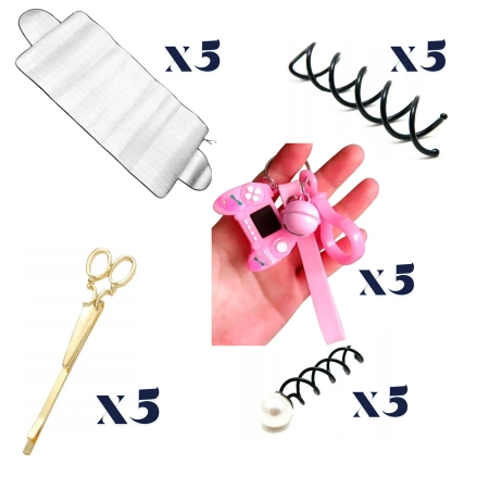 Cutie en-gros 105 buc, mix de 21 modele, accesorii moda