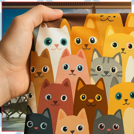 Husă de protecție elastică pentru valiză, bagaj de călătorie cu pisici