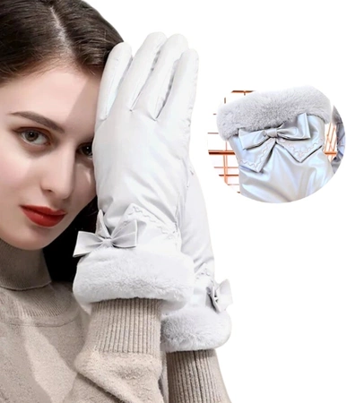 Mănuși de schi de iarnă pentru femei, impermeabile, tactile