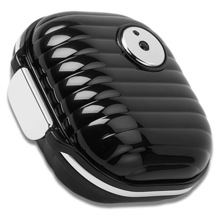 Organizator pentru medicamente, cutie, casetă, 7 zile, negru elegant