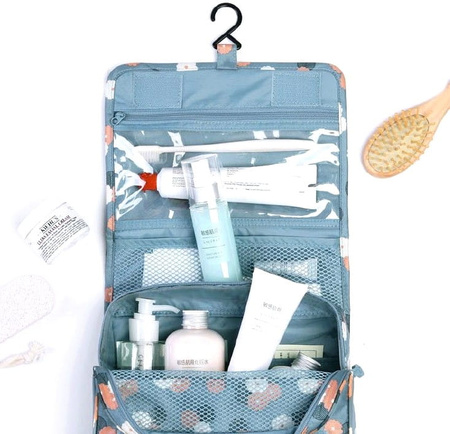 Organizator pentru agățat geantă cosmetică cu cârlig