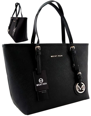 Geanta de umar mare de dama din piele pandantive A4 incapatoare