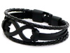 Brățară din piele unisex INFINITY Punk Strap