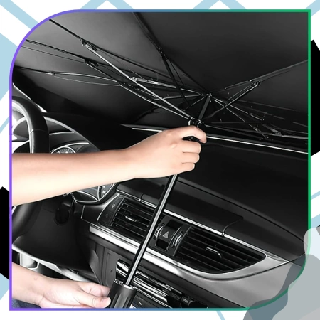 Parasolar auto pentru parbriz 125x65 cm