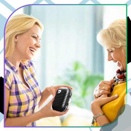 Cutie, geantă, organizator pentru medicamente, 7 zile, negru elegant