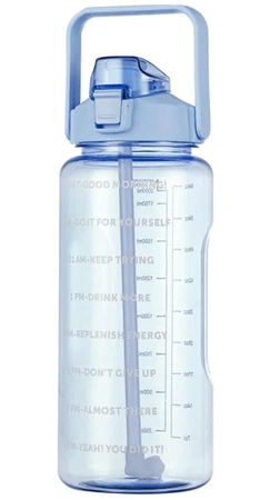 Sticlă 2000ml PC sport sticla BPA GRATUIT pentru apă bea transparent