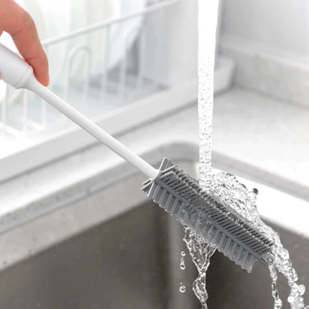 Perie din silicon pentru curățarea paharelor înalte, sticlelor și borcanelor