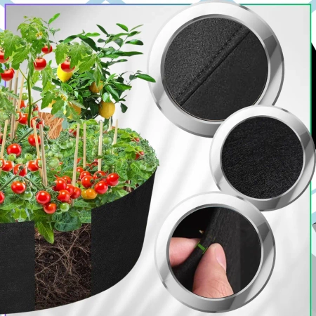 SAC mare de plantare ghiveci rotund 90 x 30 cm