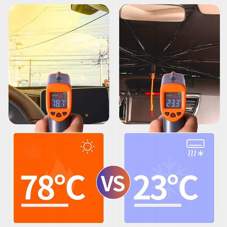 Parasolar auto, umbrela geam 79x140cm