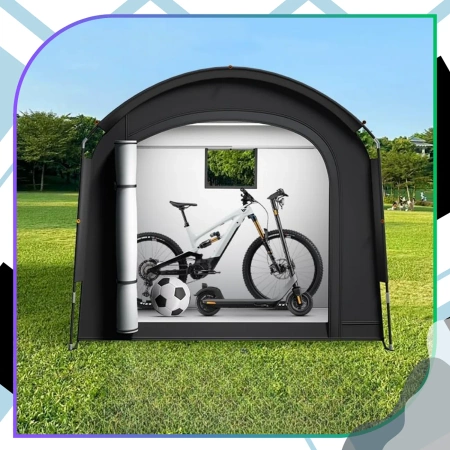 Husă de protecție pentru bicicletă, cort impermeabil, 220x150 cm