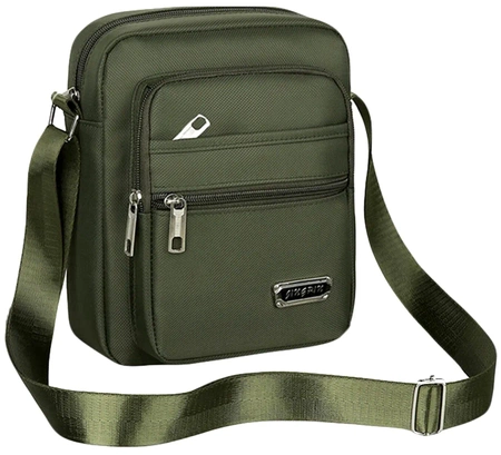 Geanta de umar barbati, mica, impermeabila, verde